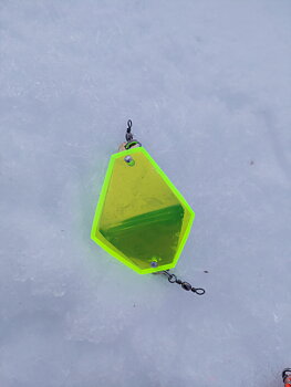 Ruter Plexi Guld/Grön