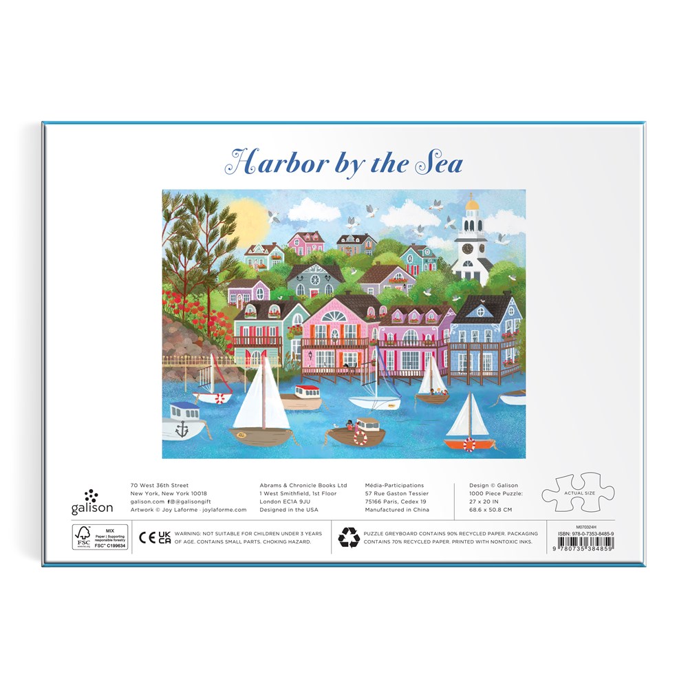 Harbor by the Sea 1000 Piece Puzzle - 5