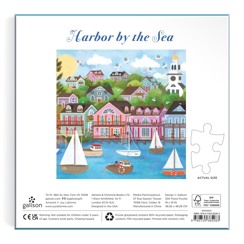 Harbor by the Sea 300 Piece Puzzle - 4
