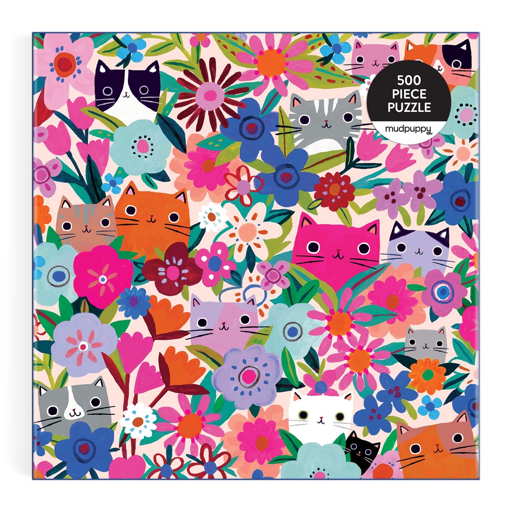 Blooming Cats 500 Piece Family Puzzle - 2