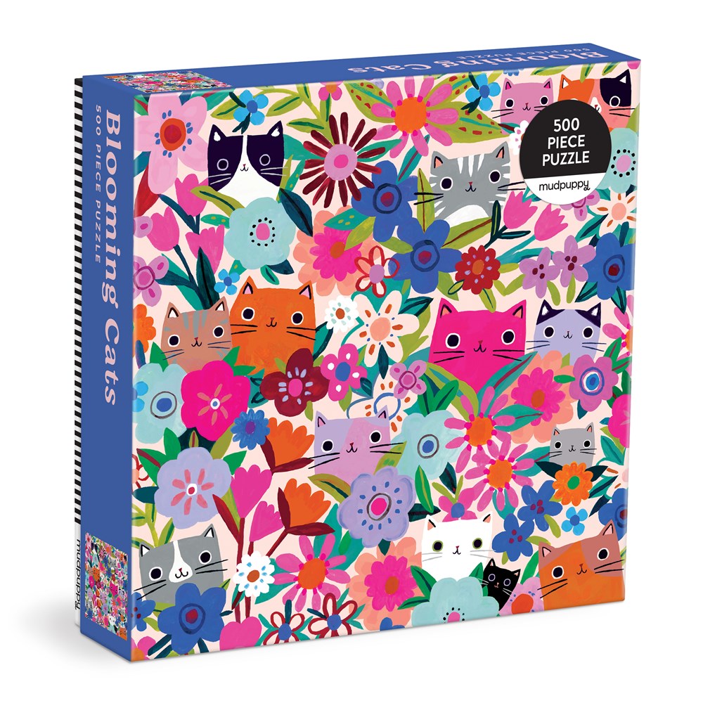  Blooming Cats 500 Piece Family Puzzle
