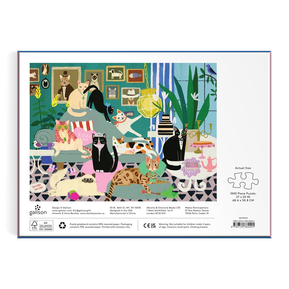 Glamour Cats 1000 Piece Puzzle - 5