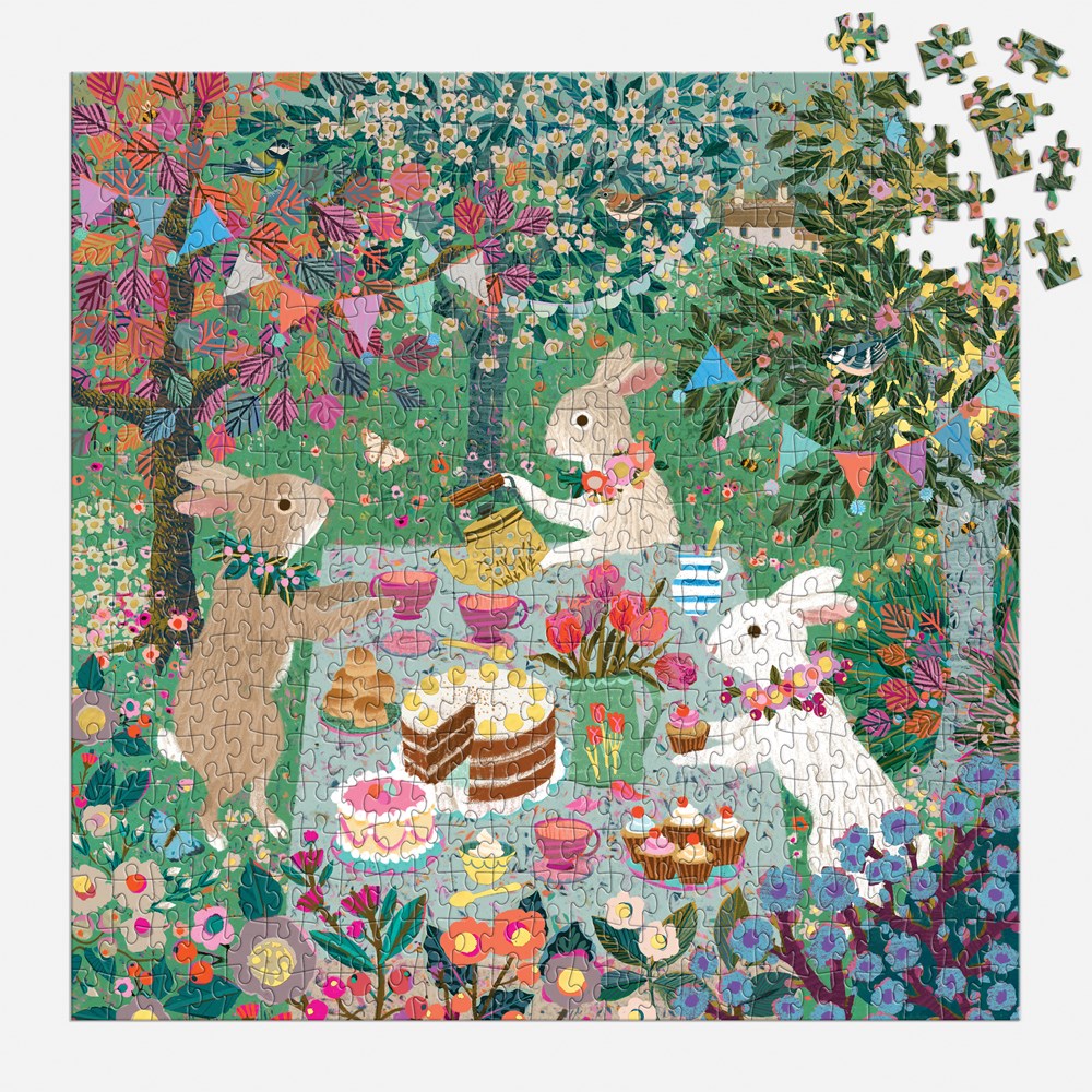 Spring Tea Party 500 Piece Foil Puzzle - 4