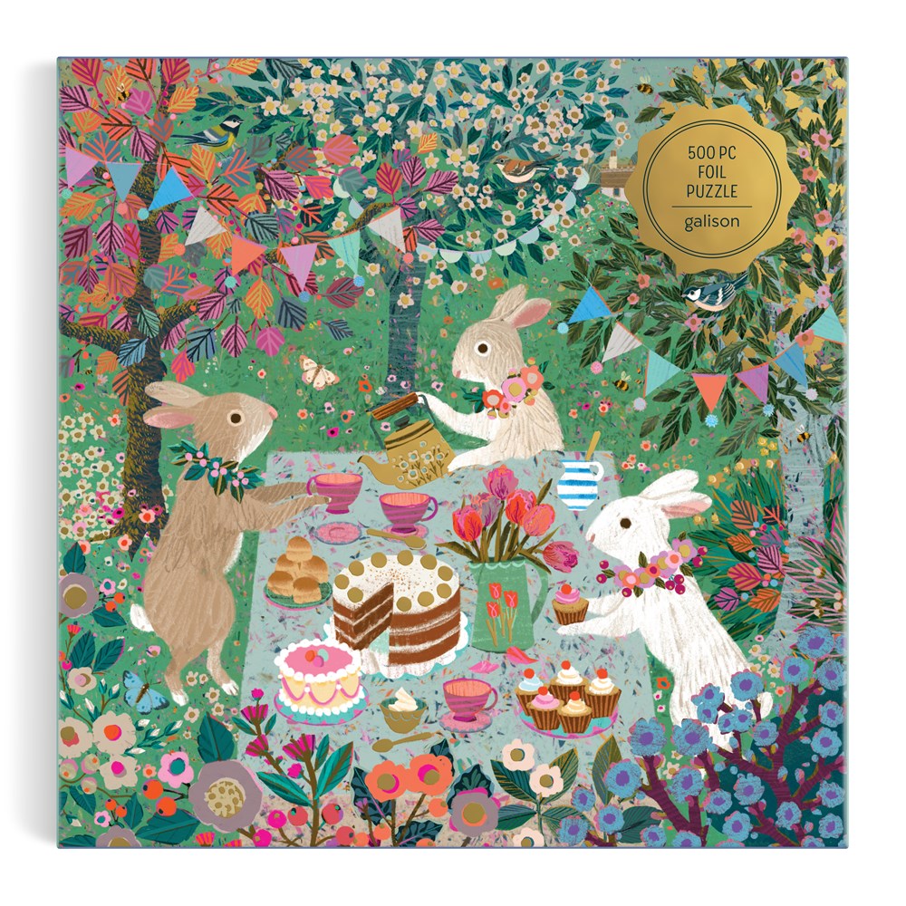 Spring Tea Party 500 Piece Foil Puzzle - 3