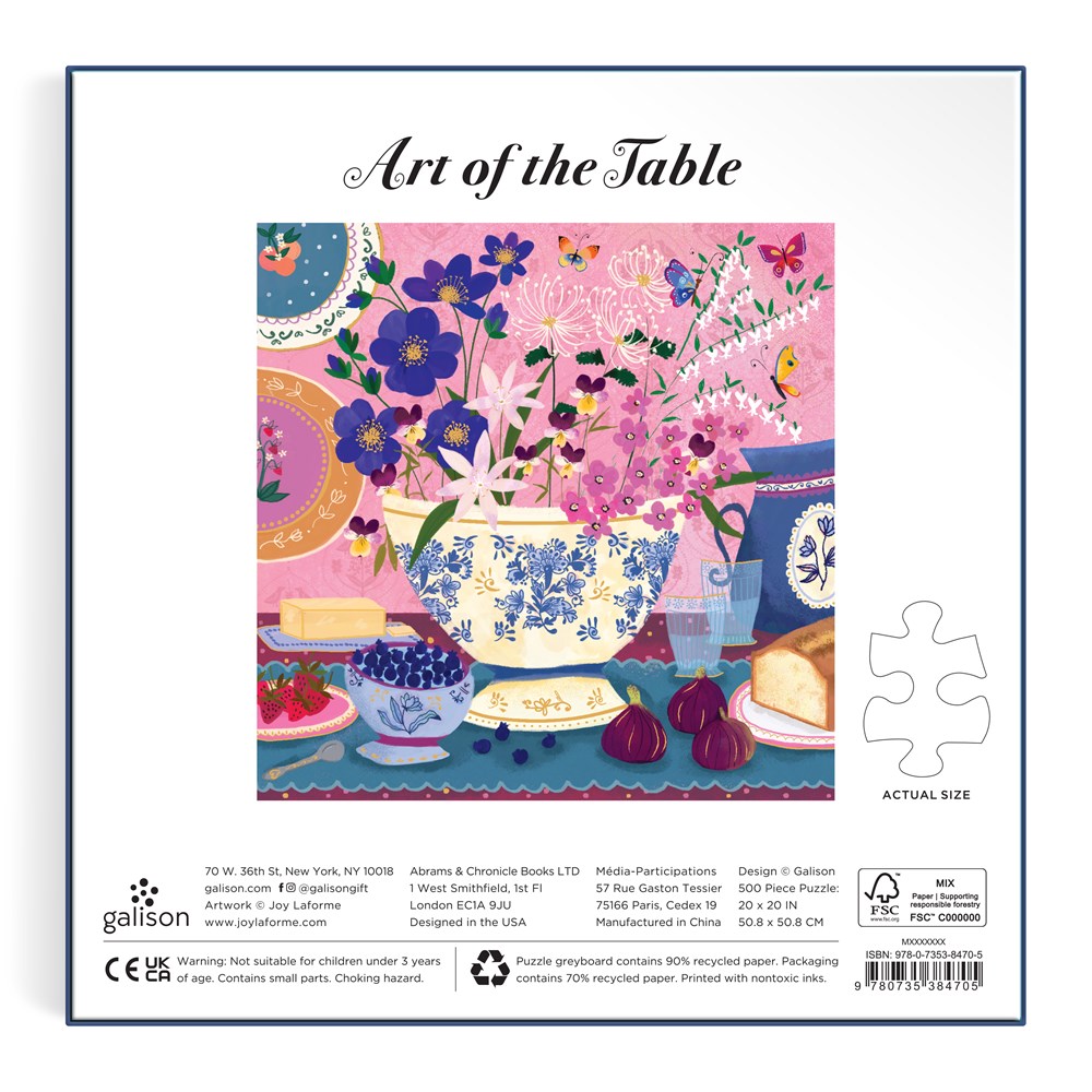 Art of the Table 500 Piece Foil Puzzle - 5