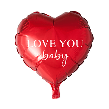 Ballong Alla Hjärtans Dag LOVE YOU baby