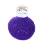 Adriafil Abracadarbra Violett Col 33  Glitter 21 maskor stickfasthet 4,5mm stickor