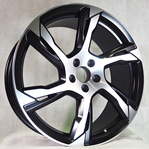 22" R90 Matt Black/polished 5x108