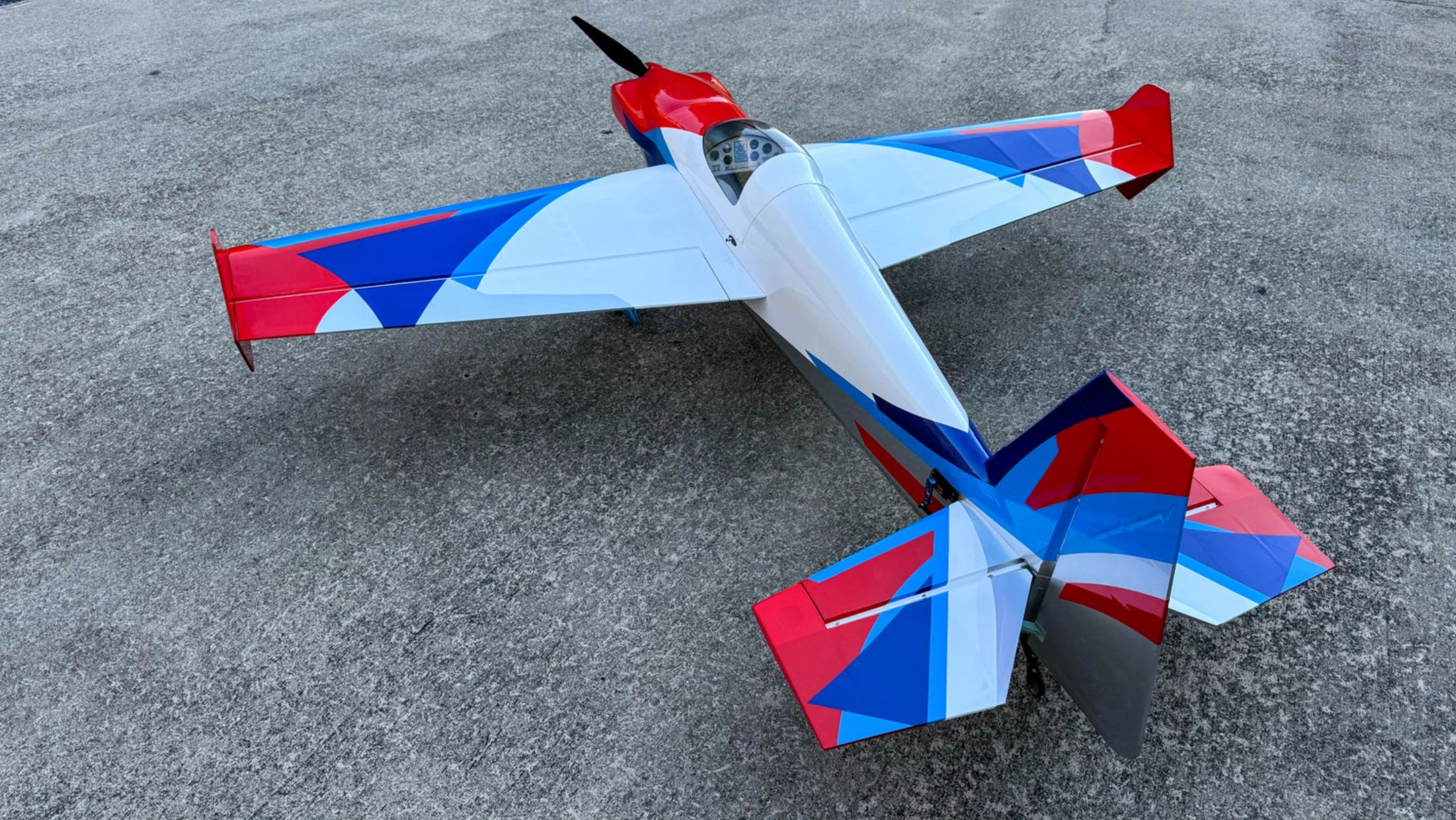 Extreme Flight Laser 74 V3 Blue/Red/White - 4