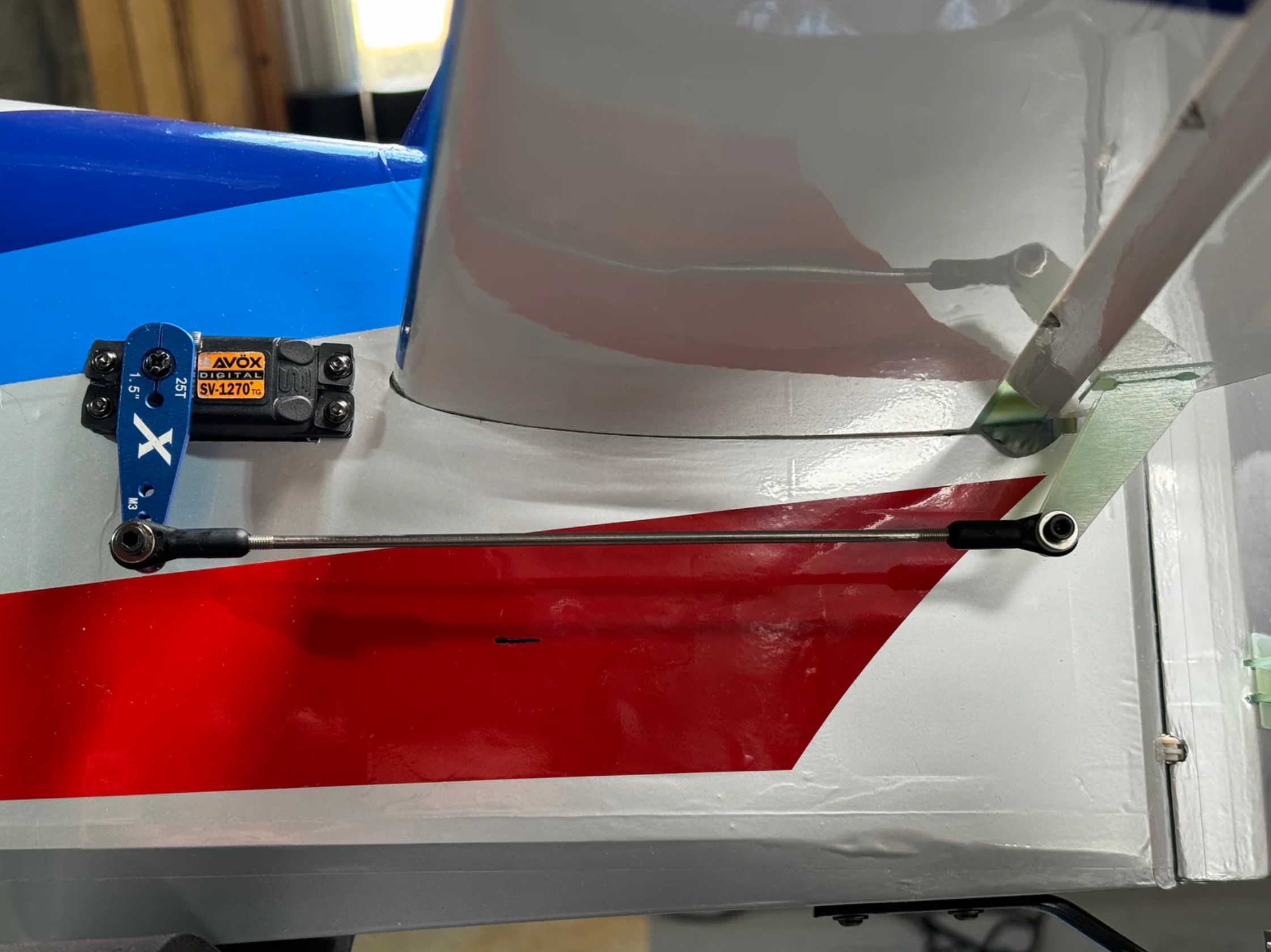 Extreme Flight Laser 74 V3 Blue/Red/White - 7