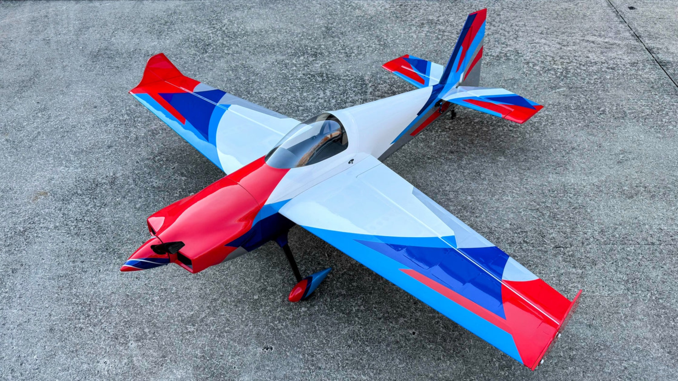 Extreme Flight Laser 74 V3 Blue/Red/White