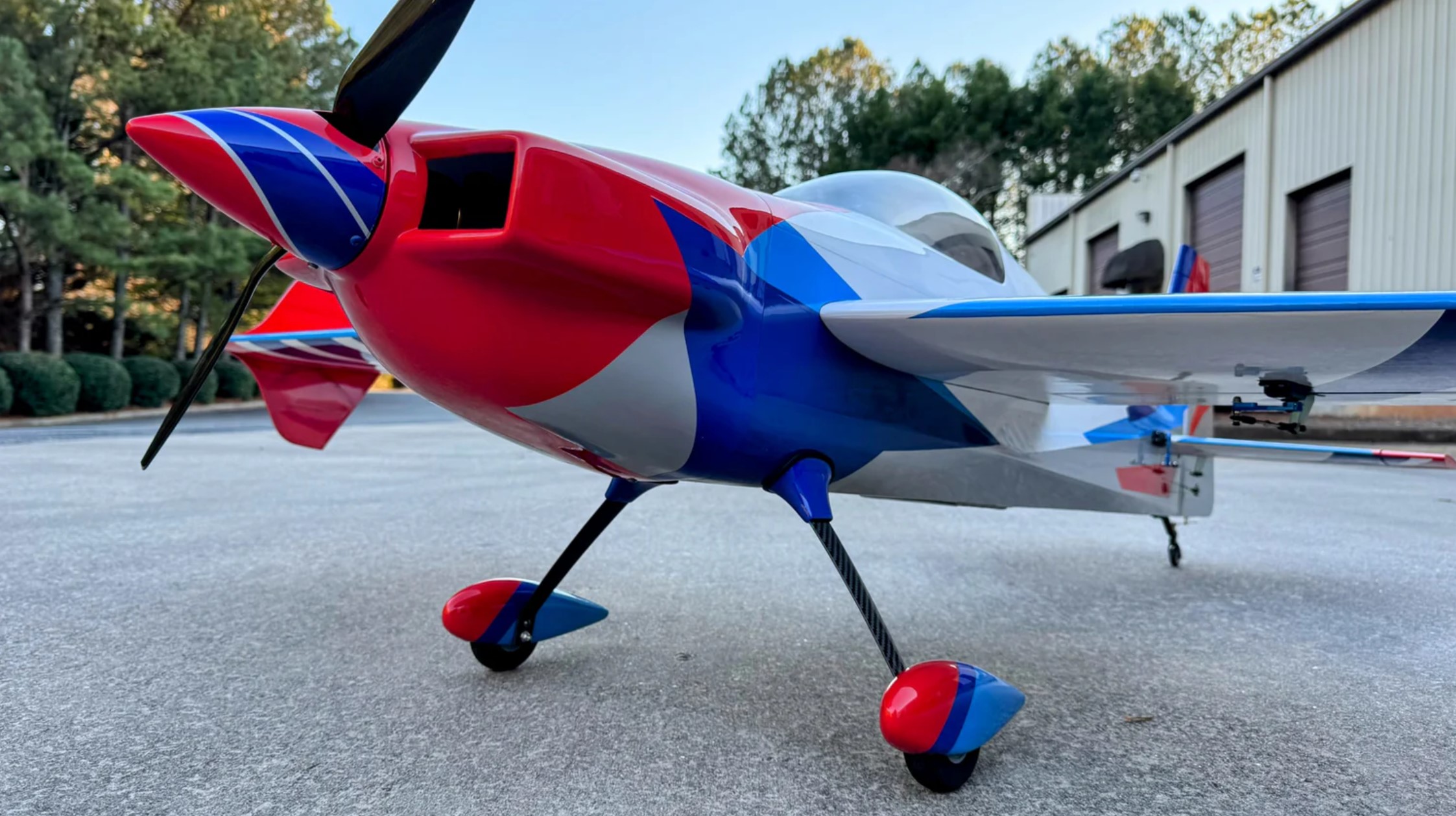 Extreme Flight Laser 74 V3 Blue/Red/White - 3