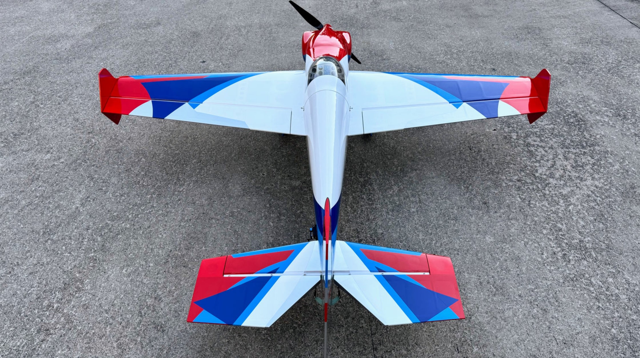 Extreme Flight Laser 74 V3 Blue/Red/White - 2