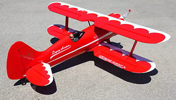 Extreme Flight Muscle Bipe 54 Red/White