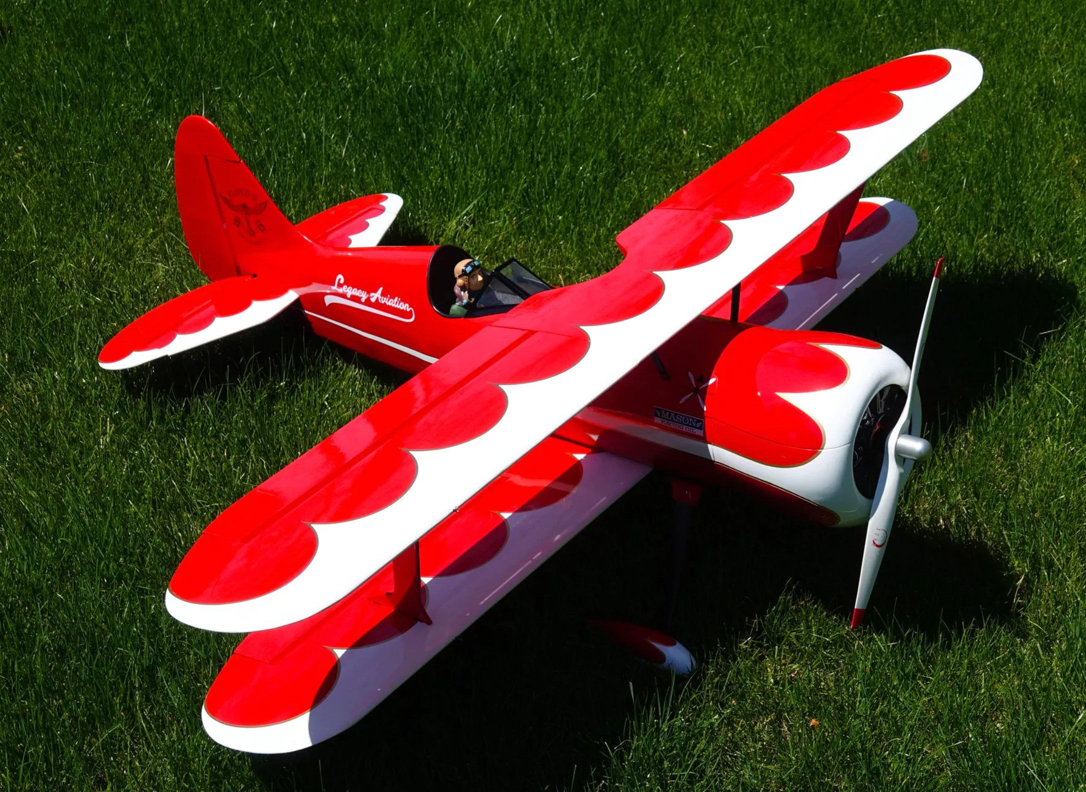 Extreme Flight Muscle Bipe 54 Red/White - 2