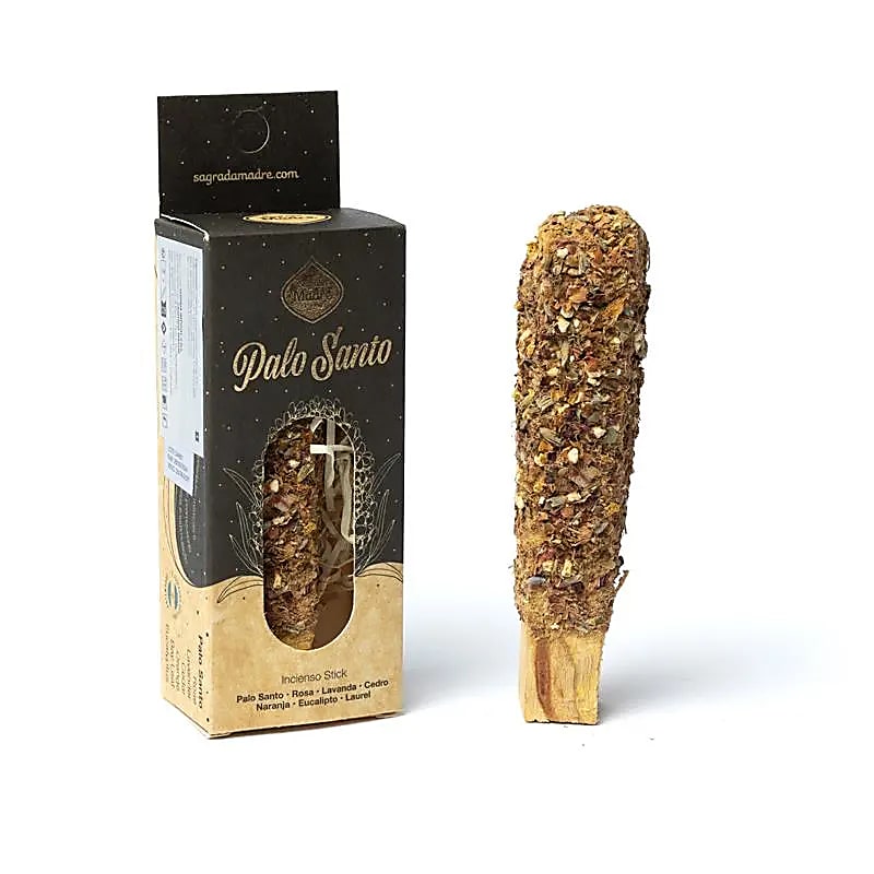 Sagrada Madre Palo Santo stick with herbs