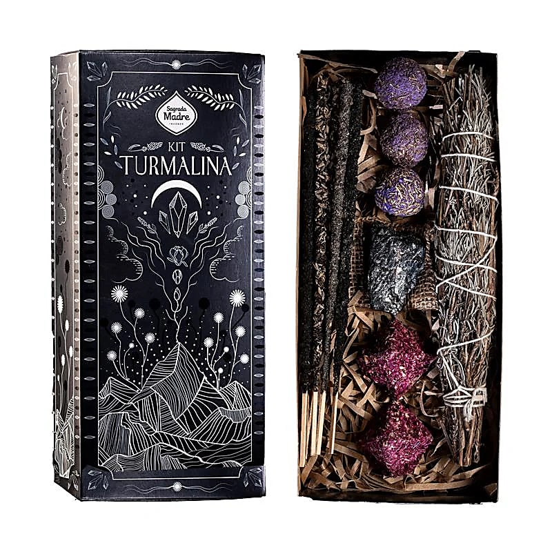 Sagrada Madre incense gift box Tourmaline