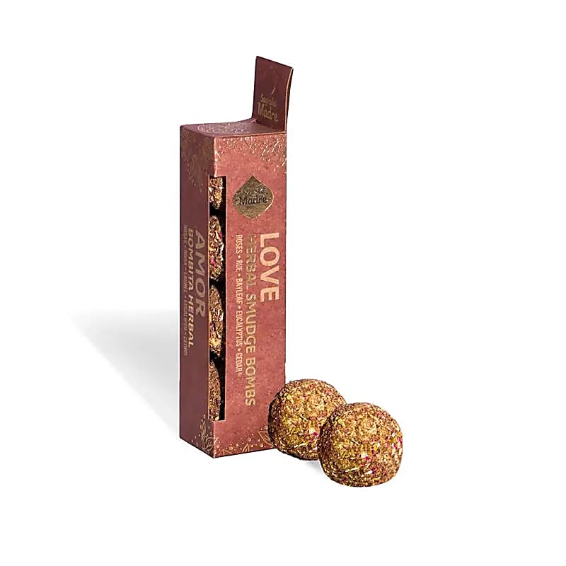 Sagrada Madre premium herbal smudge bombs Love