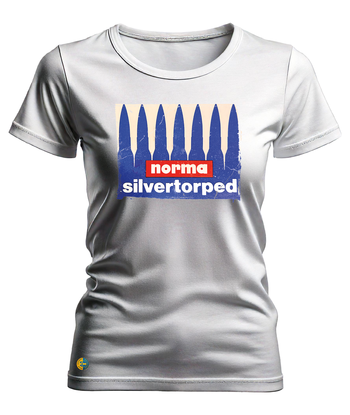 NORMA® Silvertorped retro box dam t-shirt - 3