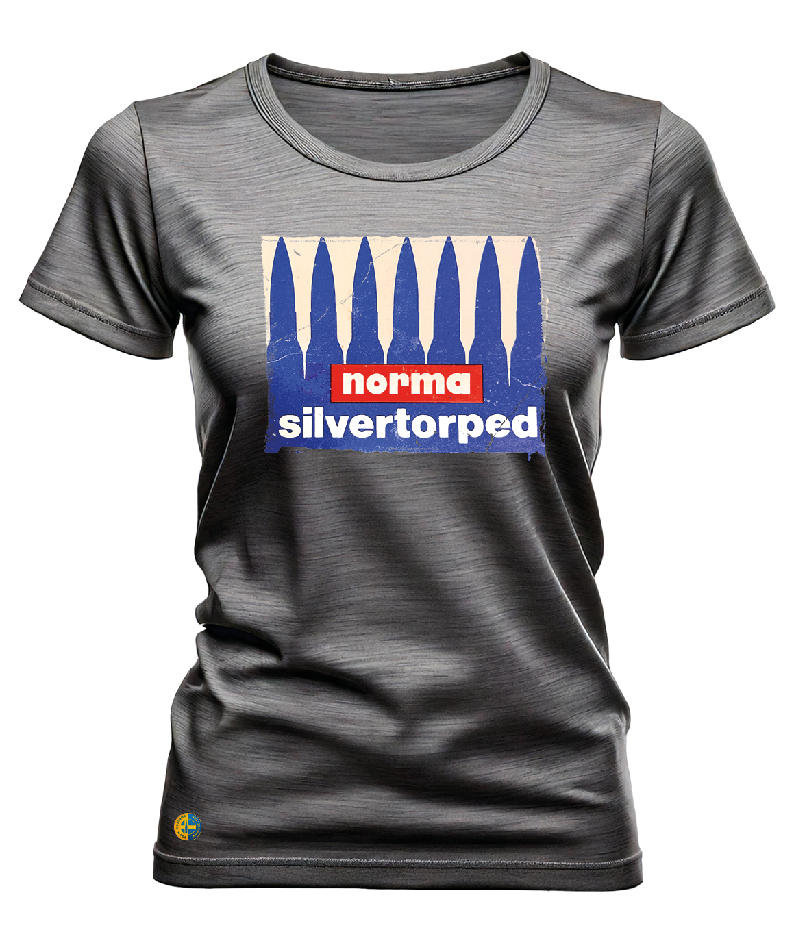 NORMA® Silvertorped retro box dam t-shirt