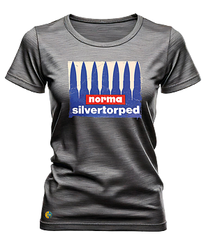 NORMA® Silvertorped retro box women's t-shirt