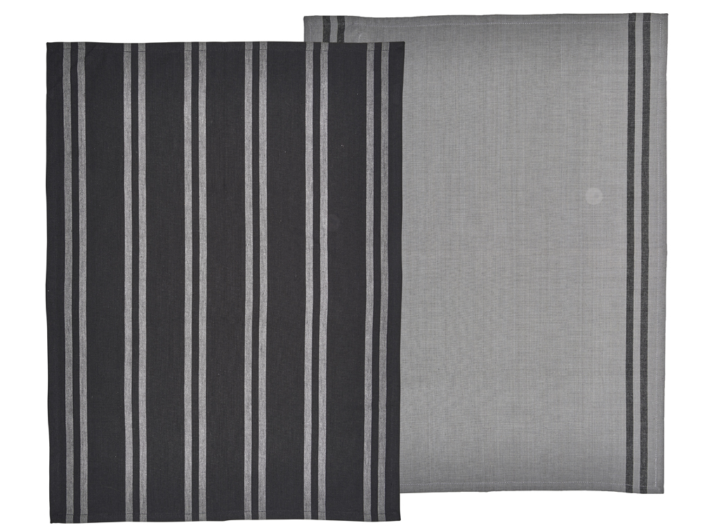 Södahl Soft Kökshandduk 70 x 50 cm 2 st Svart