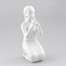 ハラルドサロモン  花を持った少女  25cm  1943年  [サンプル画像]