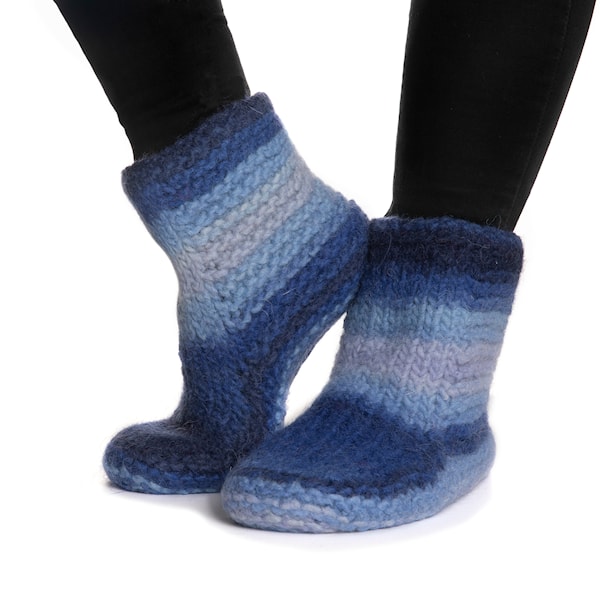 Naturgarn 50 g Multi blå 623 Viking Garn - 2