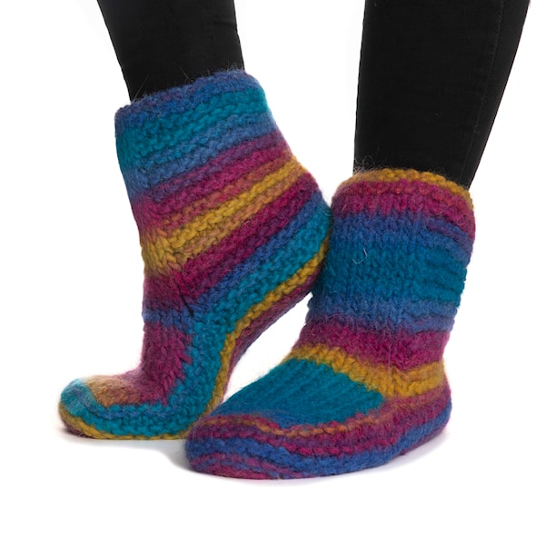 Naturgarn 50 g Multi turkos/gul 630 Viking Garn - 2