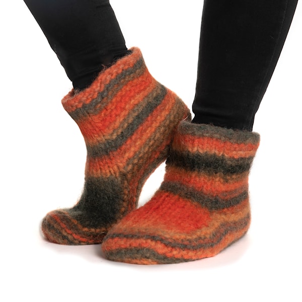Naturgarn 50 g Multi orange/brun 659 Viking Garn - 2
