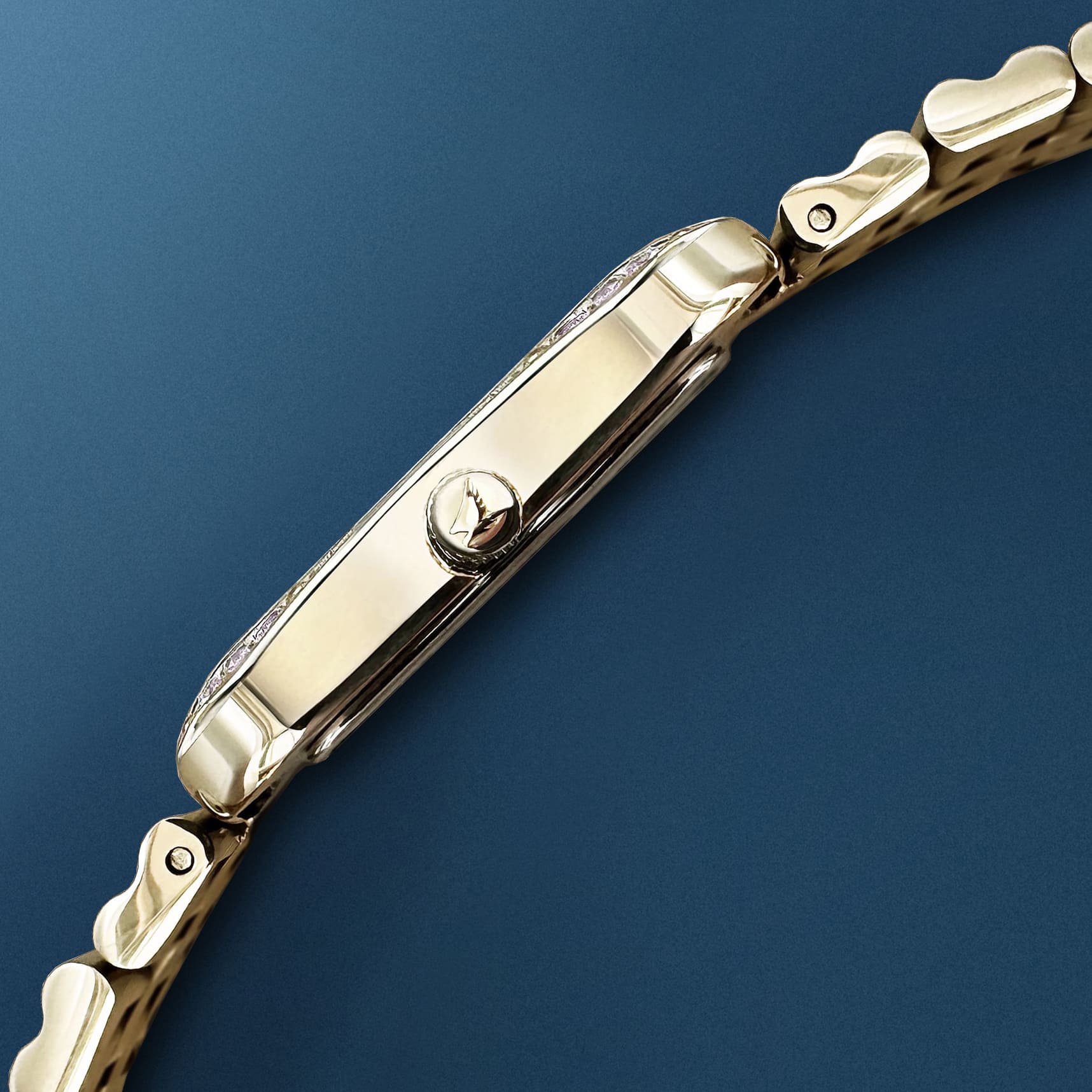 H&B Cronvas Duo Pavé, Gold & White - 6