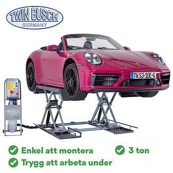 Låglyftande saxlyft 3 t (GRÅ)