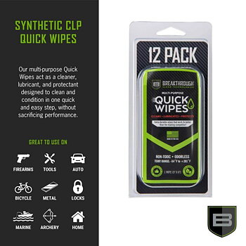 Breakthrough Multi-Purpose Synthetic CLP Quick Wipes 12-pack 2