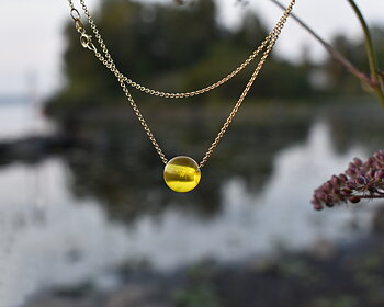 ELVES HONEY - necklace in yellow gold plated