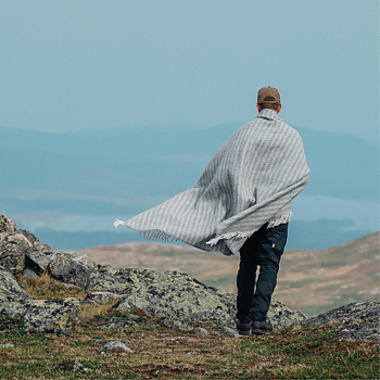 Klippan wool throw blanket – Grey