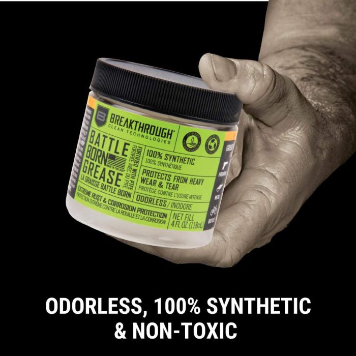 Breakthrough Battle Born Grease with PTFE 4oz Jar 5