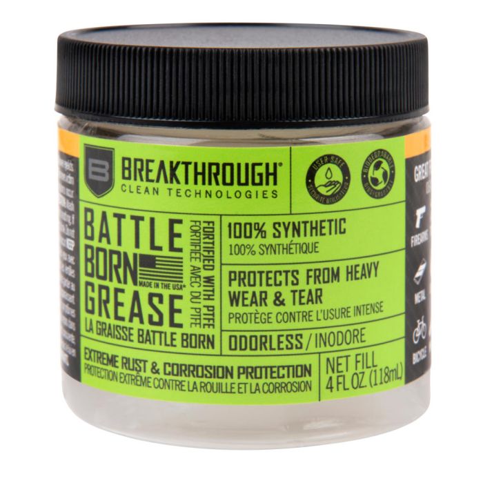 Breakthrough Battle Born Grease with PTFE 4oz Jar