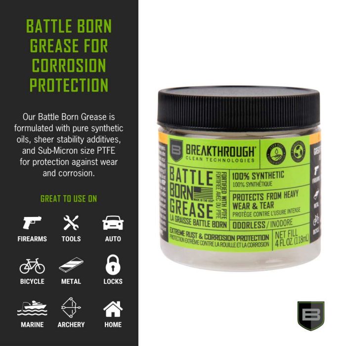 Breakthrough Battle Born Grease with PTFE 4oz Jar 2