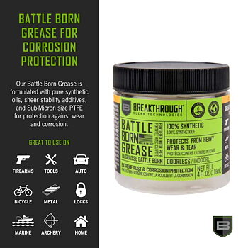 Breakthrough Battle Born Grease with PTFE 4oz Jar 2