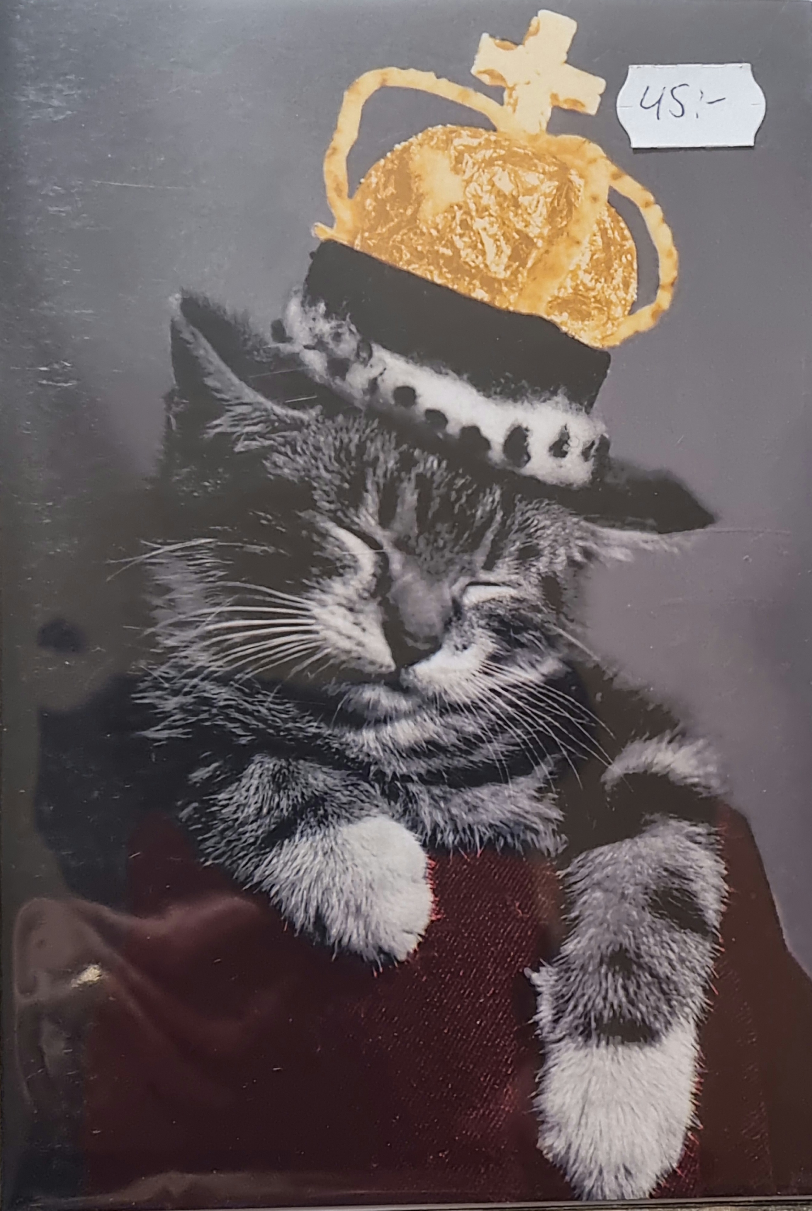 Kort "Katt med krona"  