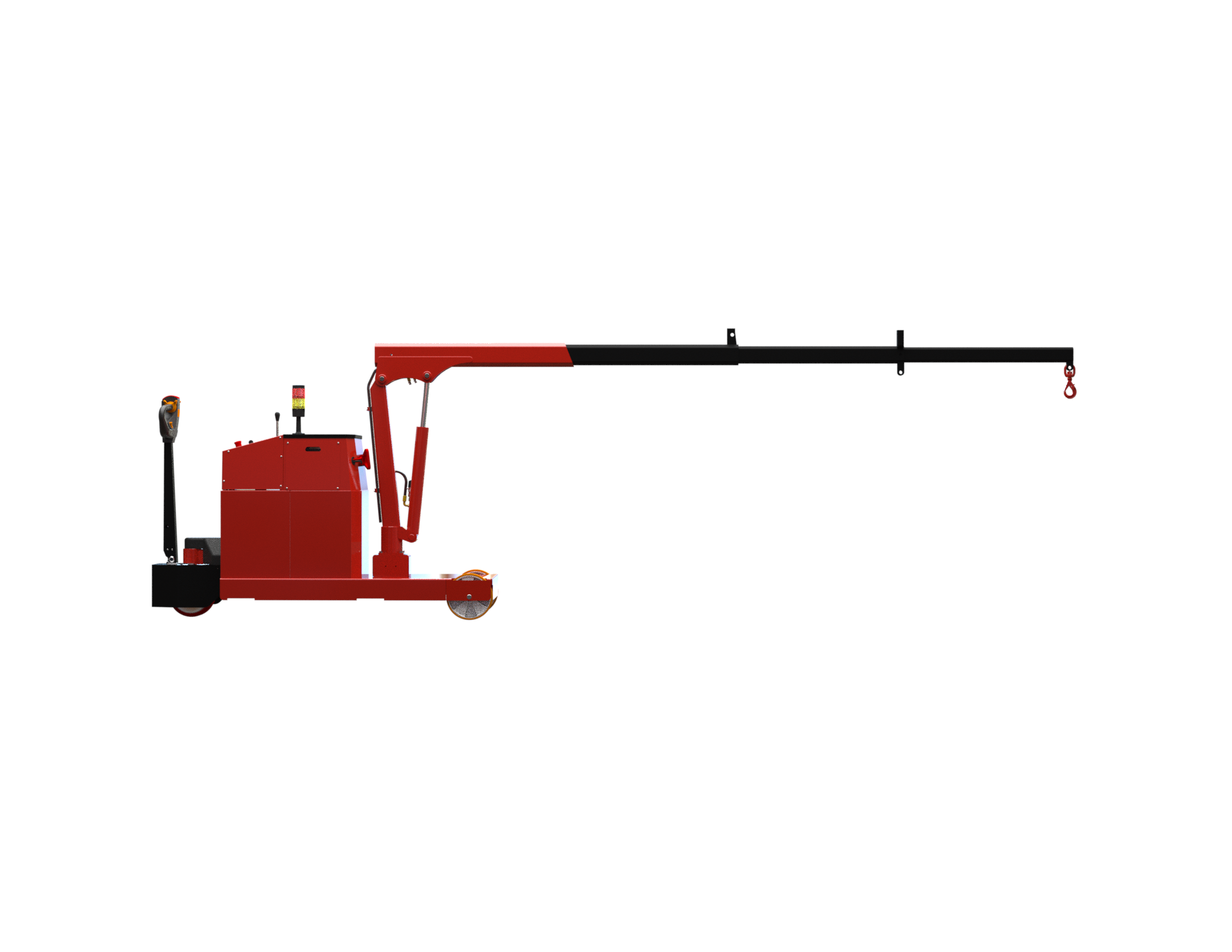 Mobil verkstadskran 1TE3L, Maxlast: 1000-230 kg / Max utligg : 3161 mm - 5