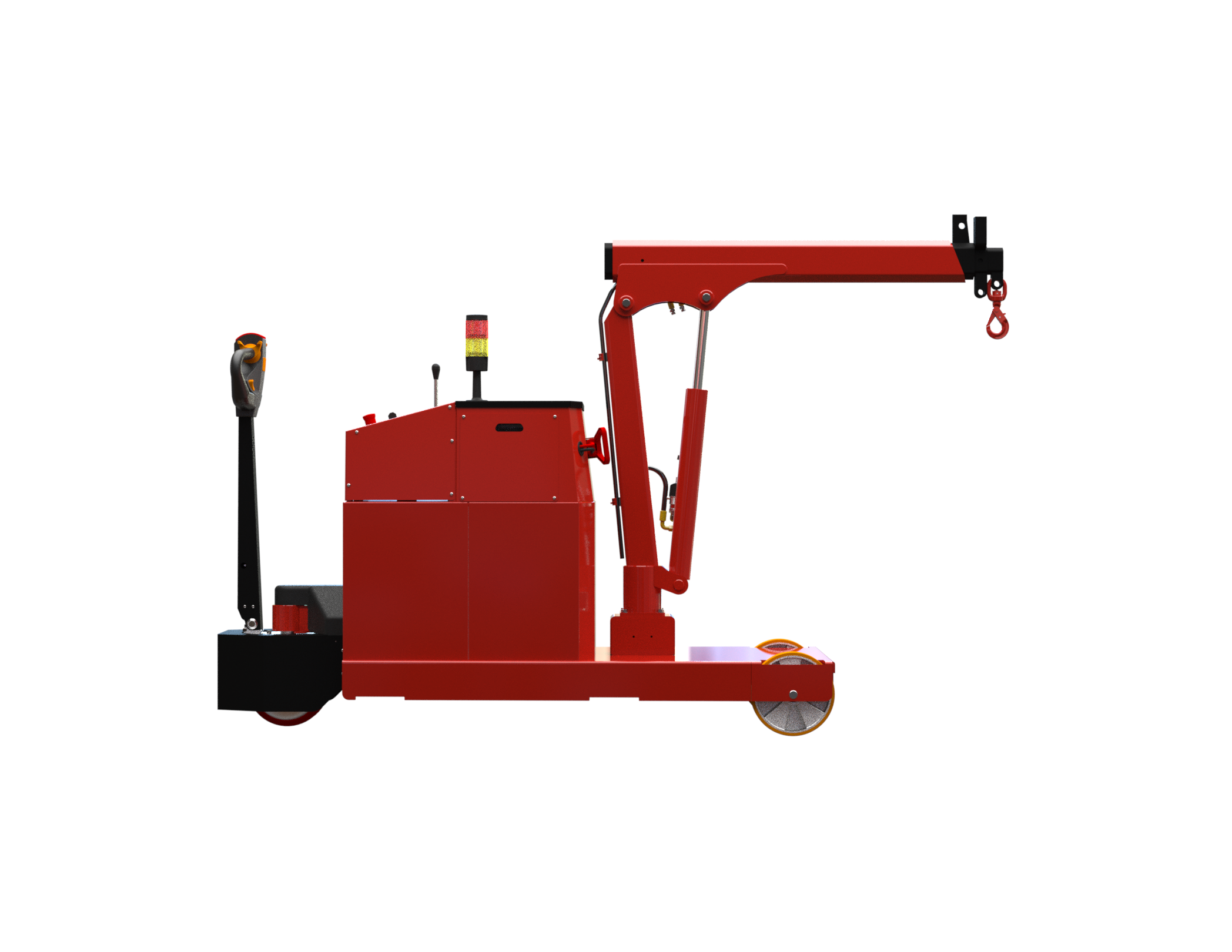 Mobil verkstadskran 1TE3L, Maxlast: 1000-230 kg / Max utligg : 3161 mm