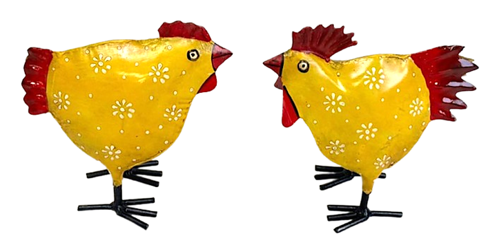 Rut & Ralf - kycklingpar 16 cm