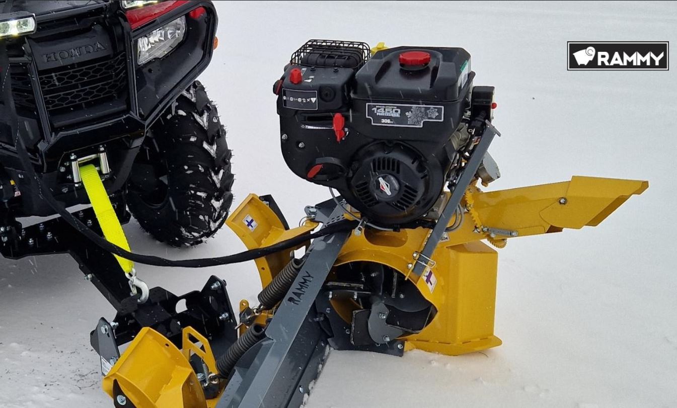 Snöslunga Rammy ST30 ATV för snöblad W165