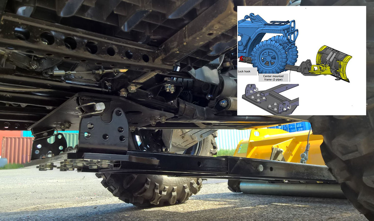 Snöplog Rammy W165 ATV PRO  - 3