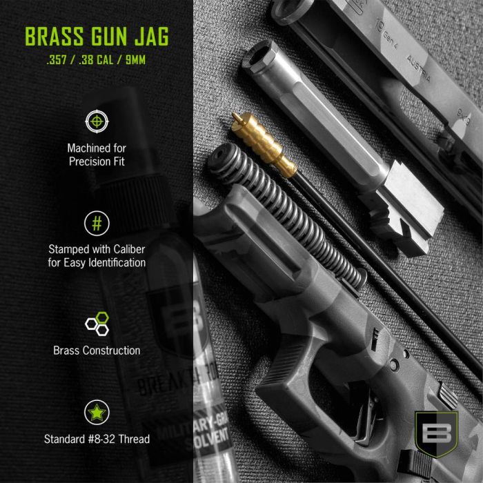 Breakthrough Brass Jag - .38 / .357 / 9mm 3