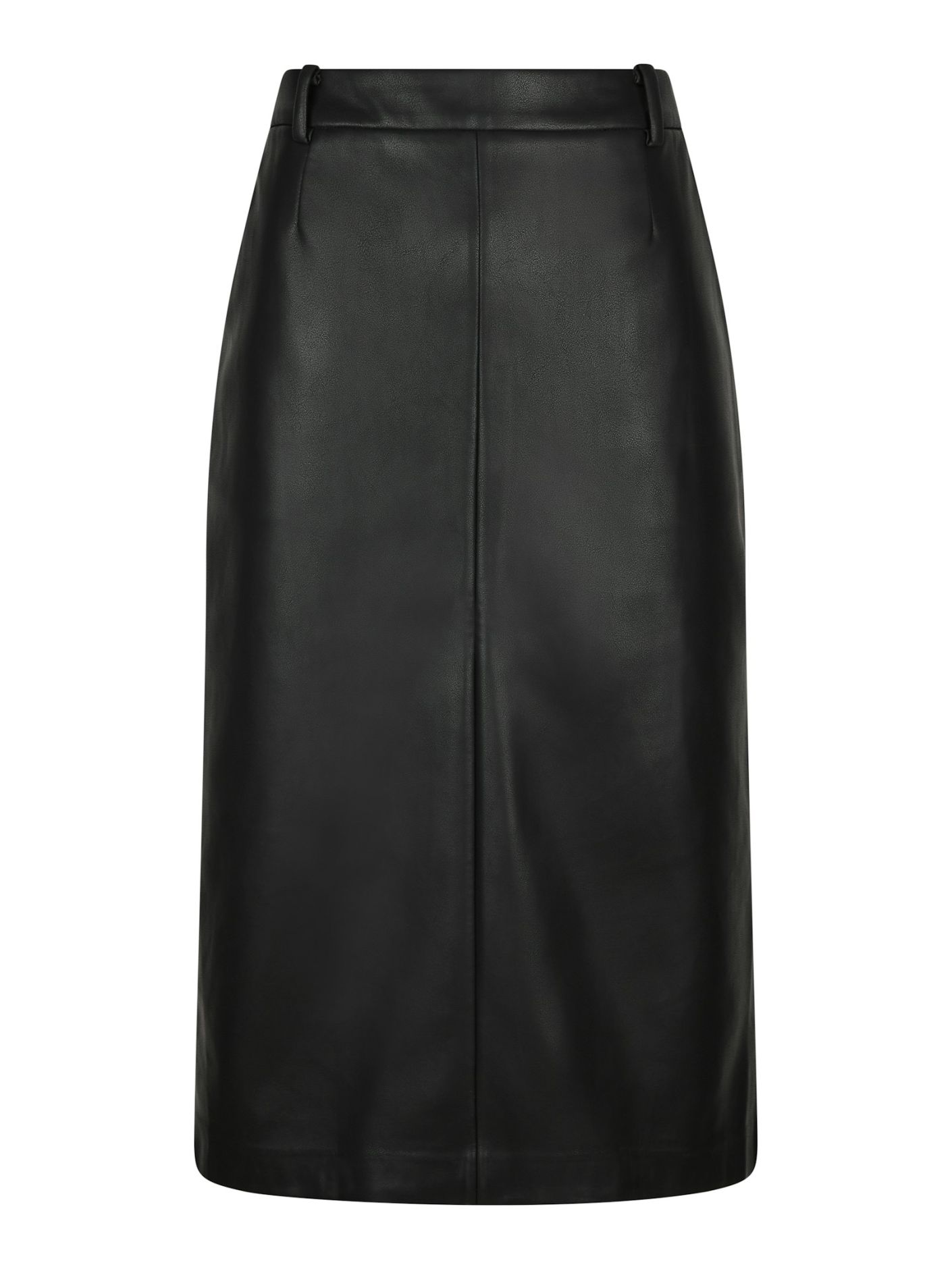 Neo Noir - Nettie Faux Leather Skirt Black - 2