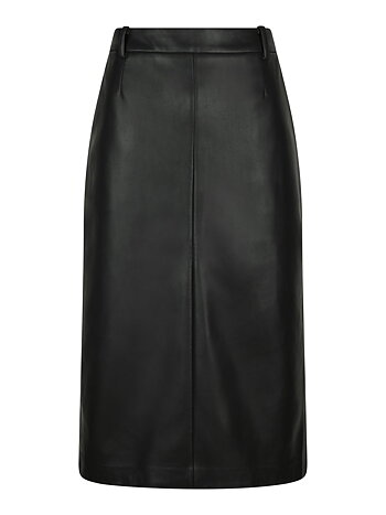 Neo Noir - Nettie Faux Leather Skirt Black