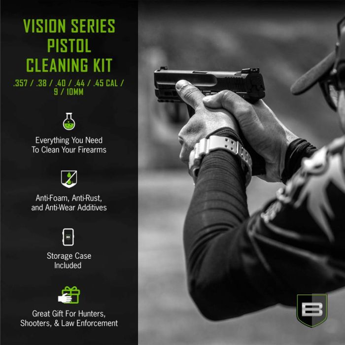 Breakthrough Vision Series Handgun Cleaning Kit / 9mm - .45 4