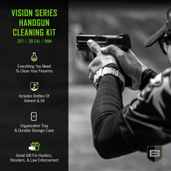 Breakthrough Vision Series Pistol Cleaning Kit - .38 / .357 / 9mm 3